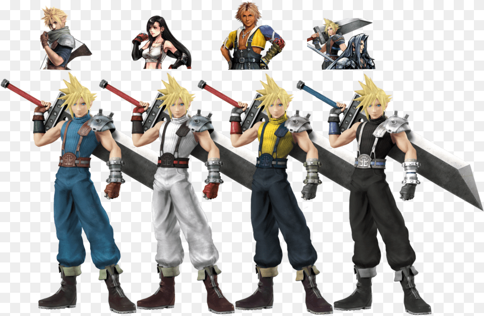 Cloudstrife Colors Are All Bunched Up Now Final Fantasy, Person, Clothing, Costume, Adult Png