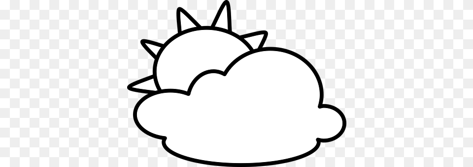 Cloudy Stencil Free Png Download