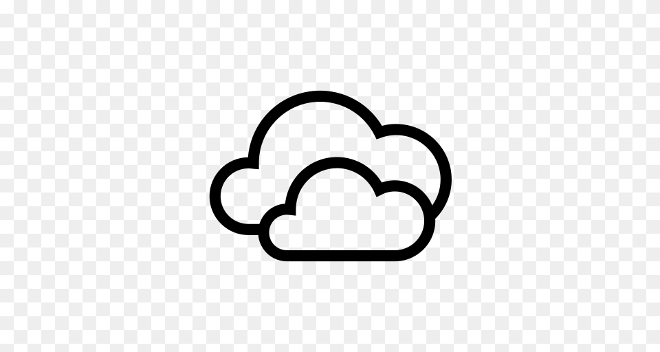 Cloudy And Cloudy Cloudy Day Icon With And Vector Format, Gray Free Png Download