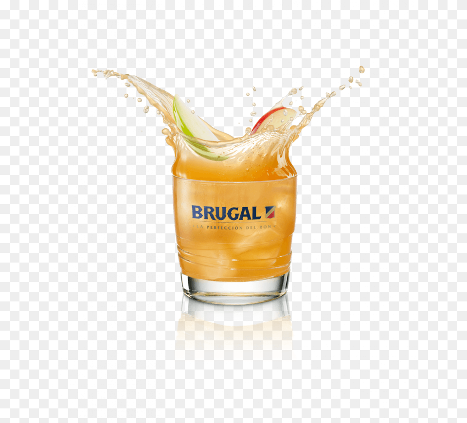 Cloudy Apple Juice U0026 Lime Brugal Rum Orange Drink, Beverage, Orange Juice, Glass, Alcohol Free Transparent Png