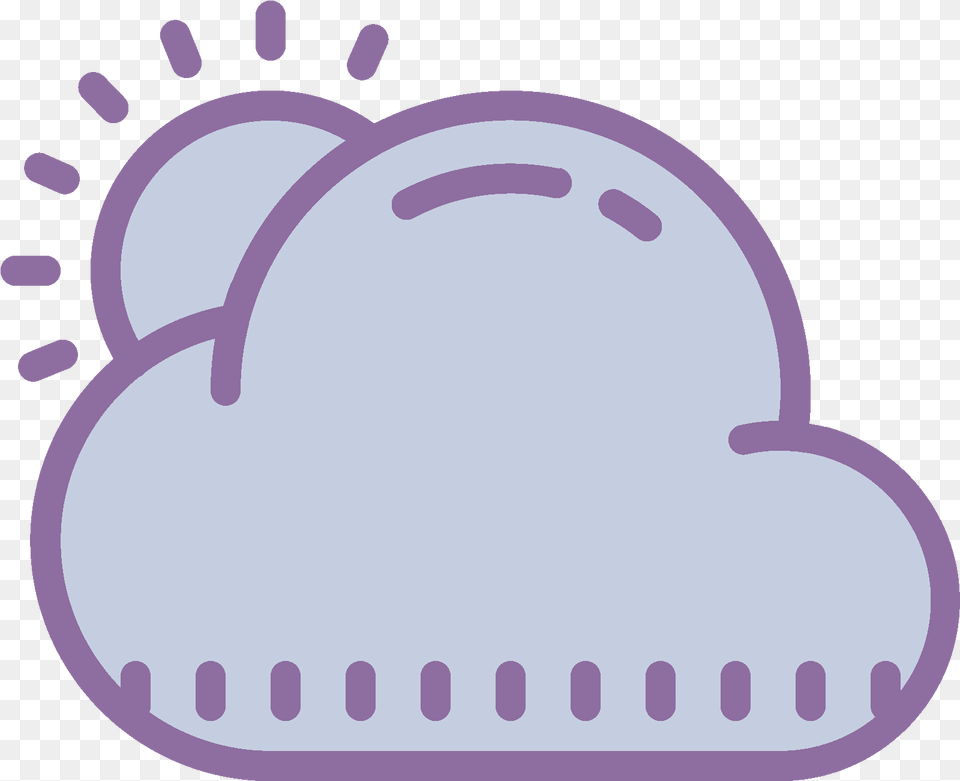 Cloudy Clipart Sun Behind Cloud Icon, Clothing, Hat, Glove Free Transparent Png