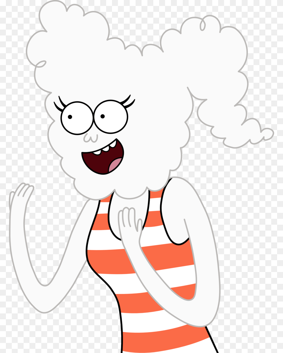Cloudy Jay Regular Show Cute, Baby, Person, Performer, Face Free Transparent Png