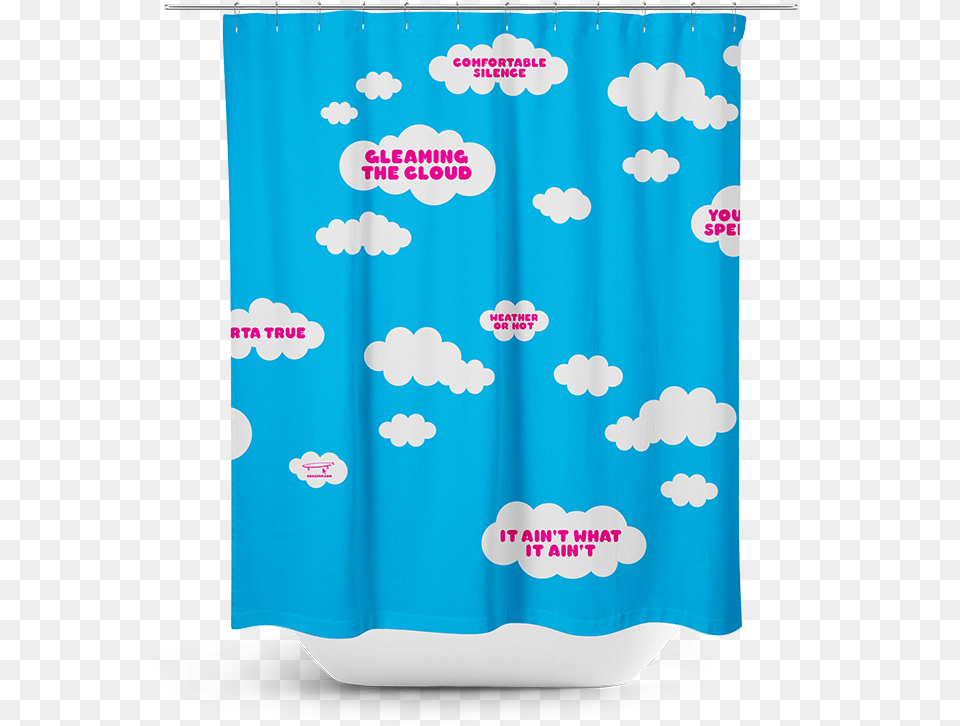 Cloudy Morning Shower Curtain Crailtap Shower Curtain, Shower Curtain Free Png
