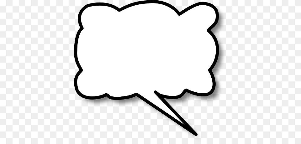 Cloudy Speech Bubble Right, Stencil, Logo, Smoke Pipe Free Png Download
