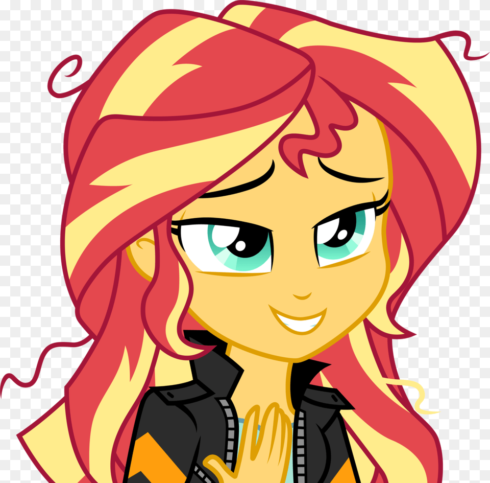 Cloudyglow Bedroom Eyes Clothes Equestria Girls Mlp Eg Sunset Shimmer 2017, Publication, Book, Comics, Adult Free Transparent Png