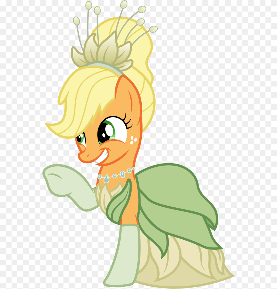 Cloudyglow Clothes Clothes Swap Cosplay Costume Mlp Applejack As Tiana, Book, Comics, Publication, Baby Png Image