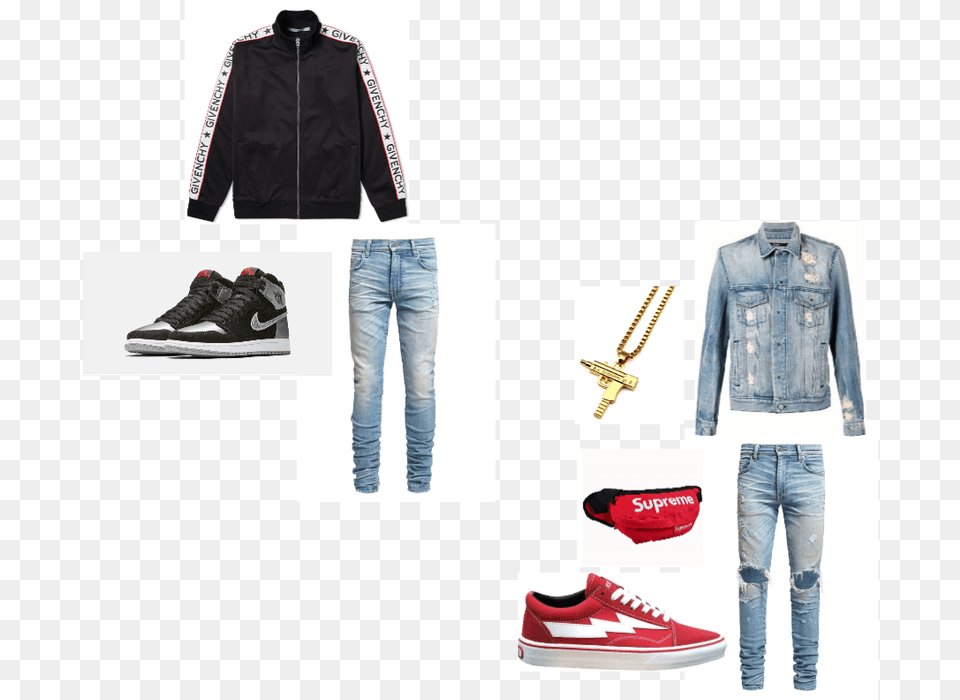 Clout Leather Jacket, Sneaker, Shoe, Jeans, Footwear Free Transparent Png