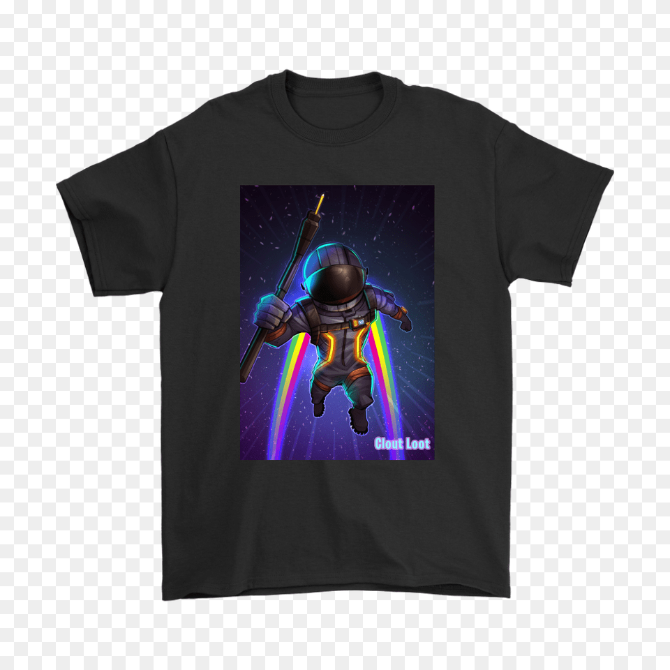 Clout Loot Fortnite Dark Voyager T Shirt Cloutloot, Clothing, T-shirt, Baby, Person Free Png