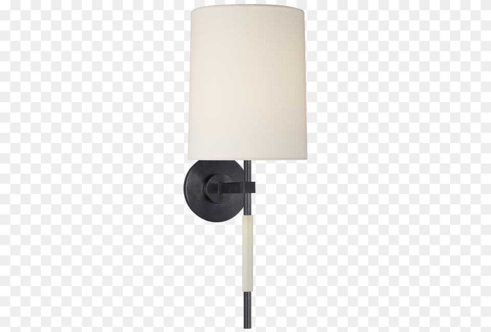 Clout Tail Sconce In Bronze With Linen Shade, Lamp, Lampshade, Table Lamp Free Transparent Png