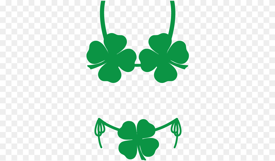 Clover Clipart Blank Shamrock, Flower, Geranium, Plant, Accessories Png Image