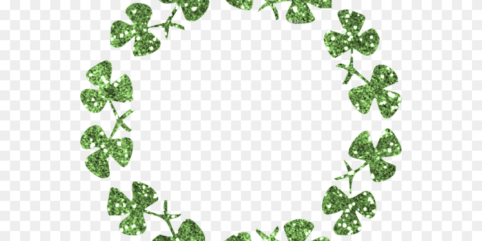 Clover Clipart Border Four Leaf Clovers, Accessories, Jewelry, Pattern, Gemstone Free Png