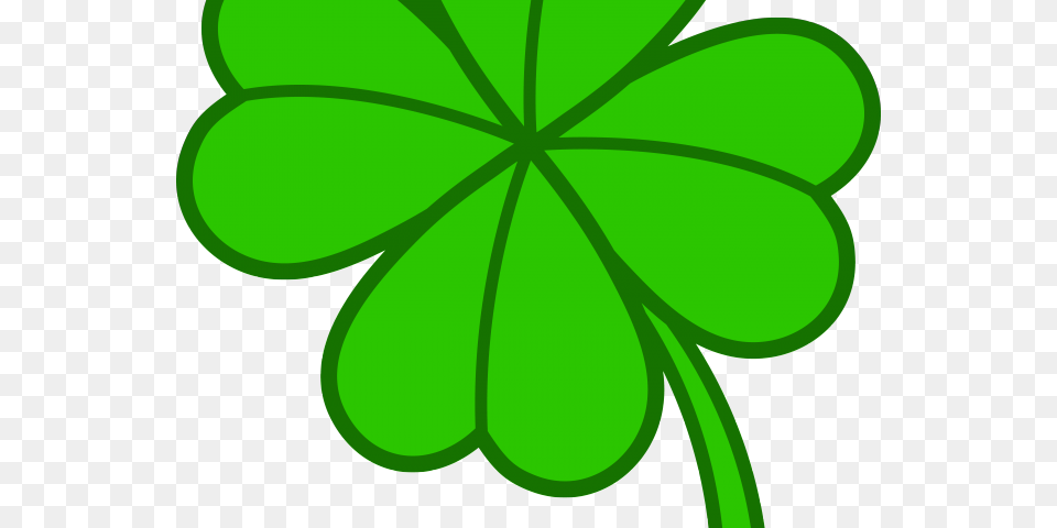 Clover Clipart Clip Art 4 Leaf Lucky Clover, Green, Plant, Flower, Geranium Png Image