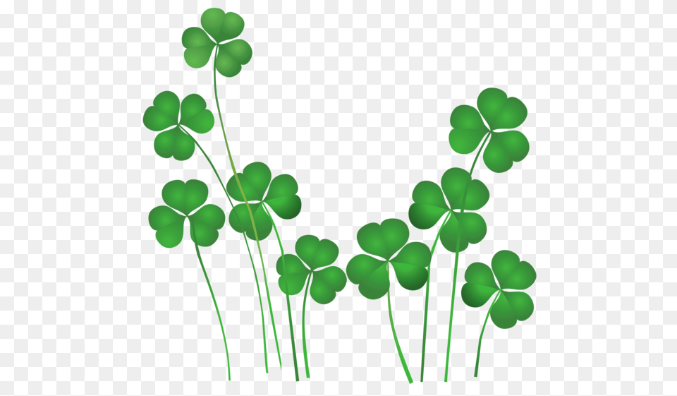 Clover Clipart Divider, Green, Leaf, Plant, Balloon Png Image