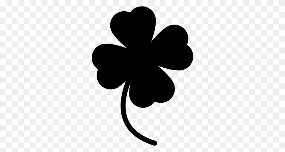 Clover Leaf, Silhouette, Flower, Plant, Animal Free Transparent Png