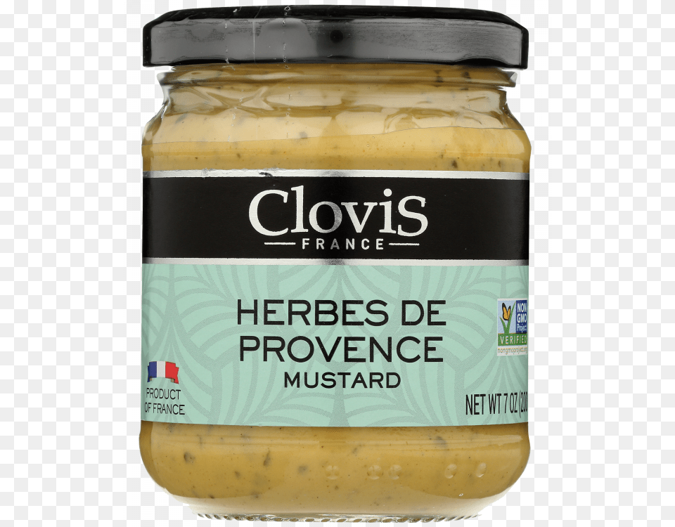 Clovis Herbs De Provence Mustard Clovis Whole Grain Mustard, Food, Can, Tin Free Png Download