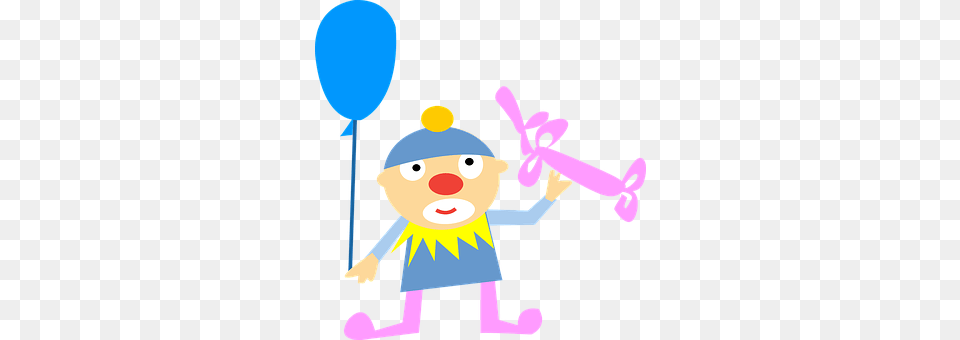 Clown Balloon, Person, People, Head Free Png