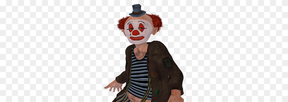 Clown Performer, Person, Baby, Mime Png Image