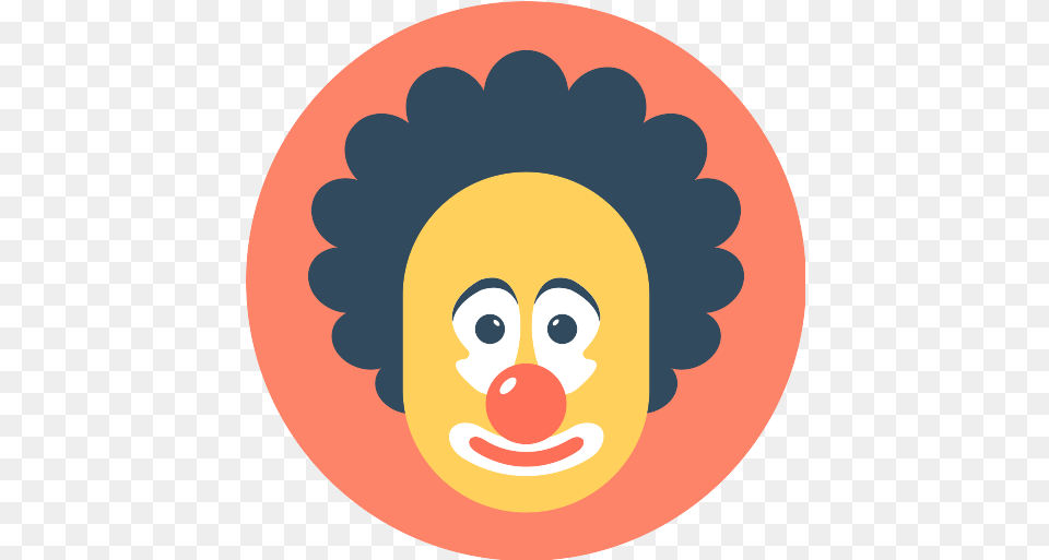 Clown Avatar Vector Svg Icon Repo Icons Clown Icon Circle, Performer, Person, Face, Head Free Png Download