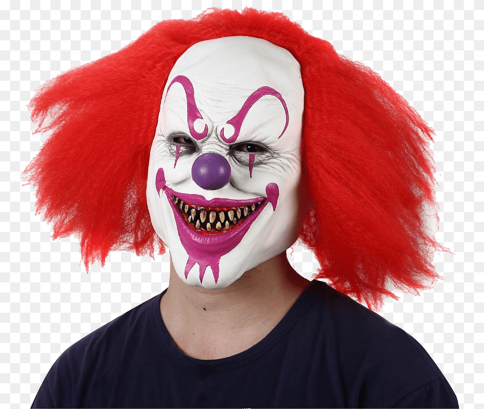 Clown Background Masque Halloween, Adult, Female, Person, Woman Free Transparent Png