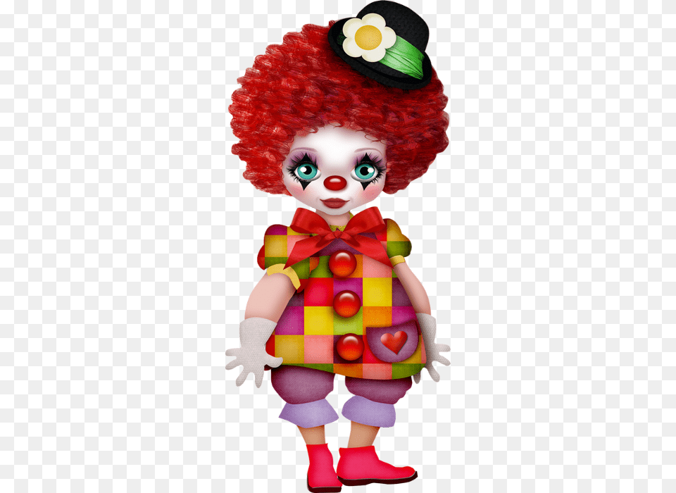 Clown Ballons, Doll, Toy, Performer, Person Free Png Download