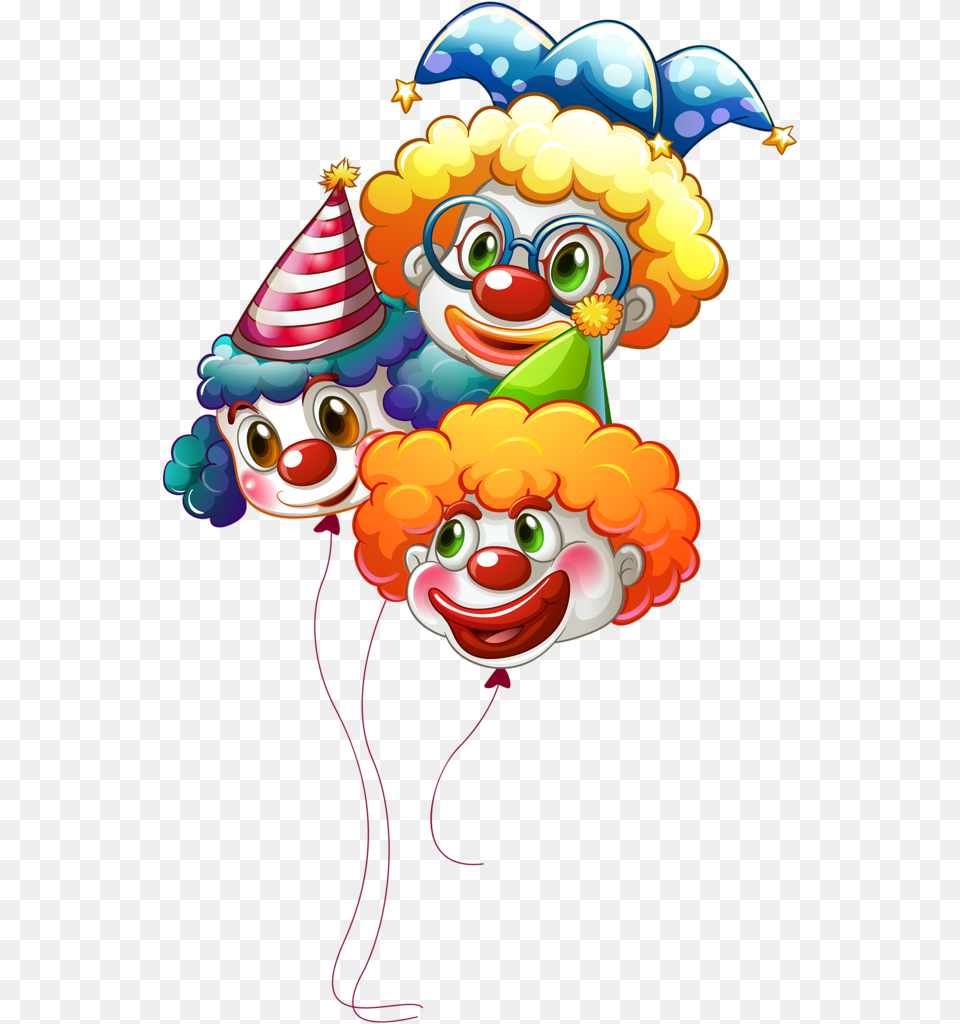 Clown Balloons Clipart Love It Clown Balloons, Performer, Person, Clothing, Hat Free Png Download