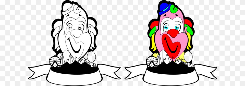 Clown Circus Humour Drawing Download Free Clip Art, Performer, Person, Face, Head Png Image