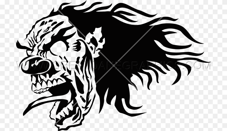 Clown Clipart Black And White Evil Clipart Black And White, Animal, Dinosaur, Reptile Free Png Download