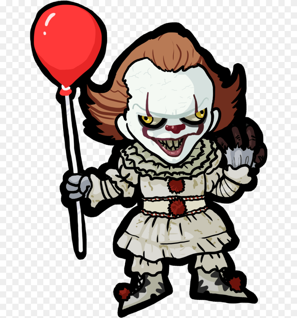 Clown Clipart Pennywise Dancing Picture Pennywise Halloween Clip Art Clowns, Baby, Person, Balloon, Face Free Transparent Png