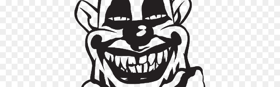 Clown Clipart Scary Clown Sticker, Emblem, Symbol, Architecture, Pillar Free Png