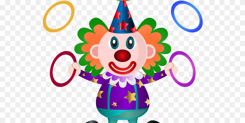 Clown Clipart Transparent Background, Clothing, Hat, Performer, Person Png Image