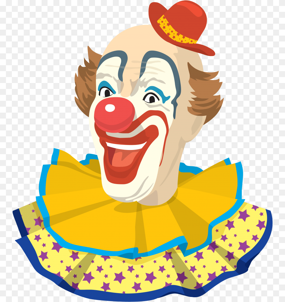 Clown Clown Face, Performer, Person, Baby, Head Free Png