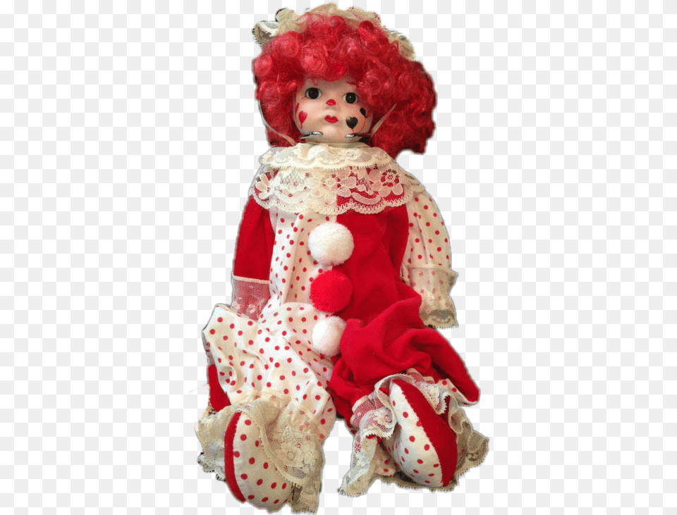 Clown Clowncore Creepy Doll Doll, Toy, Baby, Person Png Image