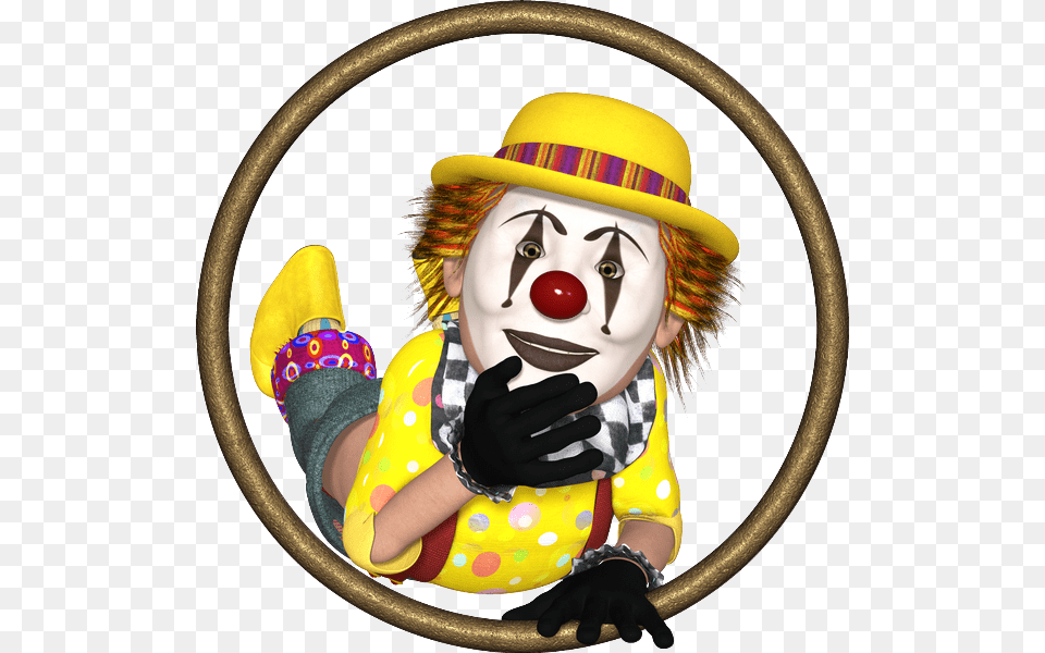 Clown Colored Cartoon, Performer, Person, Baby, Face Free Png