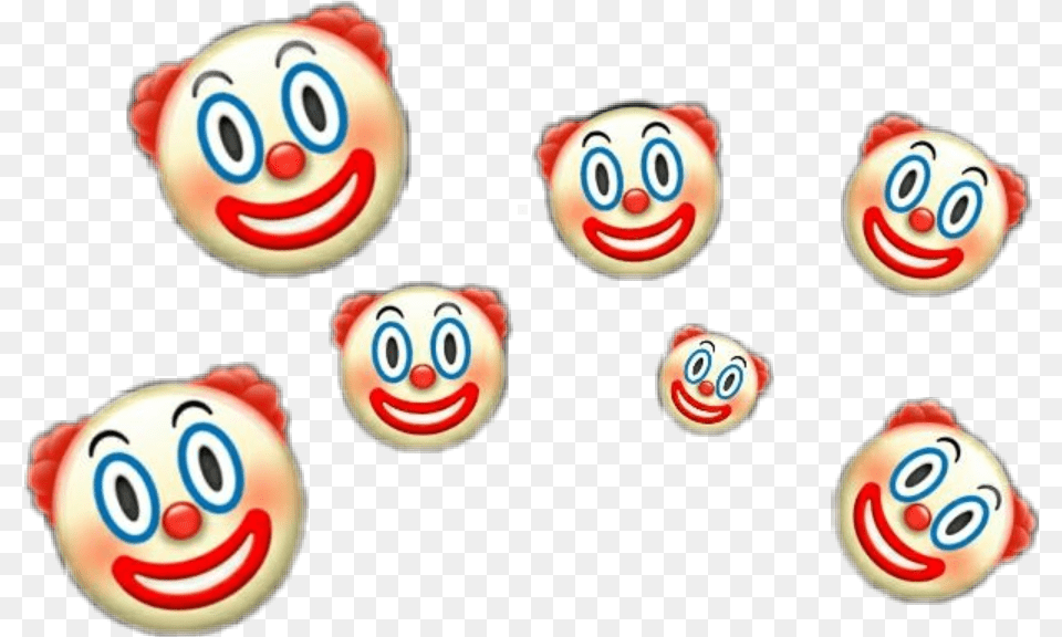 Clown Crown Sticker Emoji Clown, Text, Number, Symbol Png