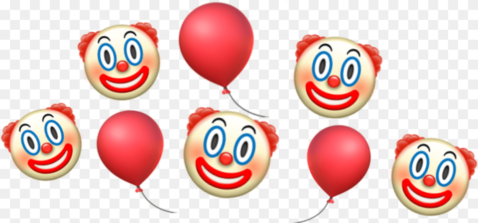 Clown Emoji Crown Freetoedit Clown Emoji Crown, Balloon Free Png Download