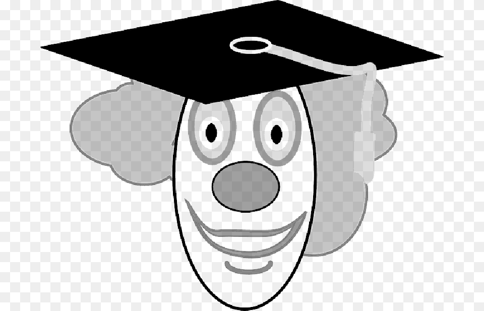 Clown Face Download No Background Clown Face, Graduation, People, Person, Head Png Image