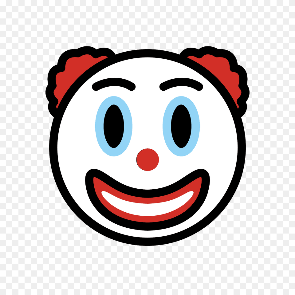 Clown Face Emoji Clipart, Performer, Person, Head, Baby Free Png
