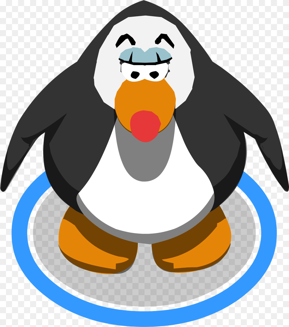 Clown Face Paint In Game Club Penguin Mohawk, Animal, Bird, Nature, Outdoors Free Transparent Png