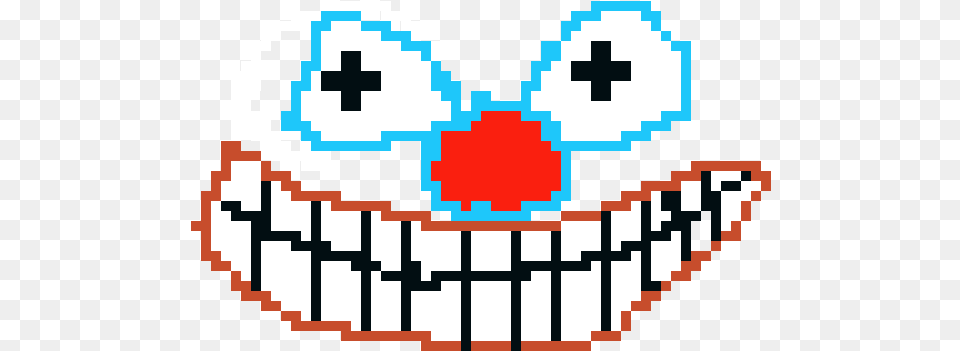 Clown Face Pixel Art Maker Circle, Teeth, Person, Mouth, Body Part Png