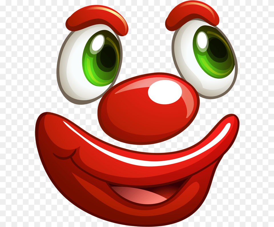 Clown Face Transparent Clown Face, Performer, Person, Food, Ketchup Png Image
