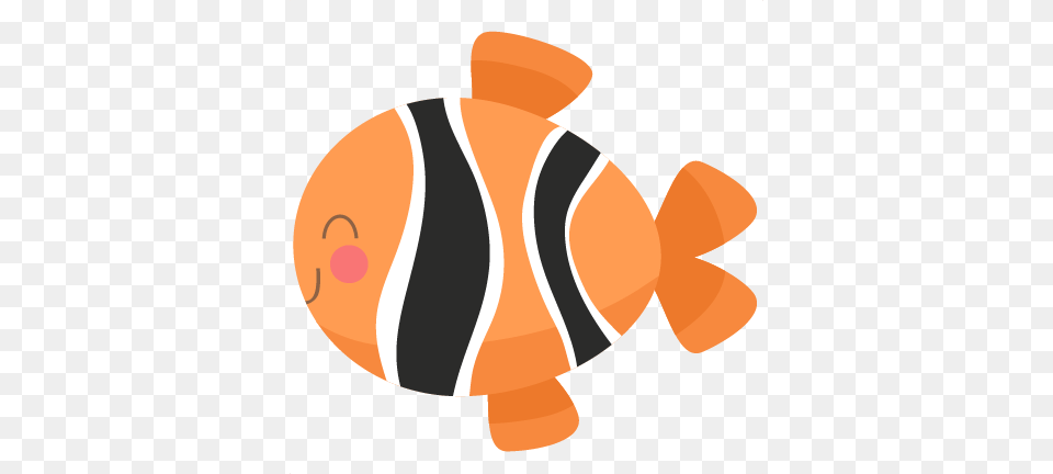 Clown Fish Cutting For Scrapbooking Fish, Amphiprion, Animal, Sea Life Free Png Download