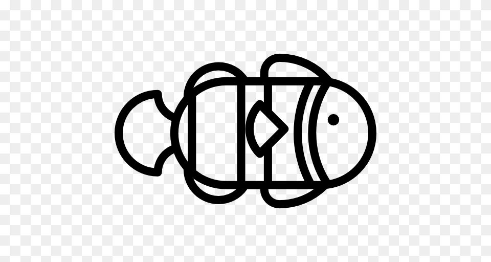 Clown Fish Icon, Stencil, Sticker, Logo, Smoke Pipe Png Image