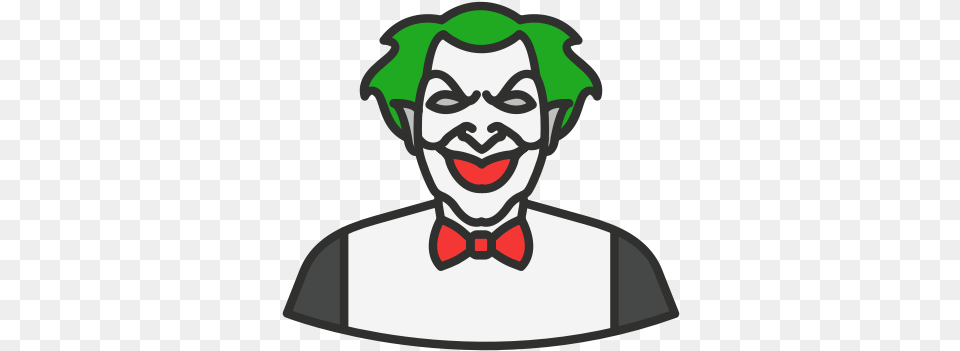 Clown Halloween Joker Killer Icon Joker Icon, Accessories, Formal Wear, Tie, Person Png