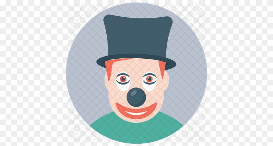 Clown Icon Cartoon, Photography, Performer, Person, Face Png Image
