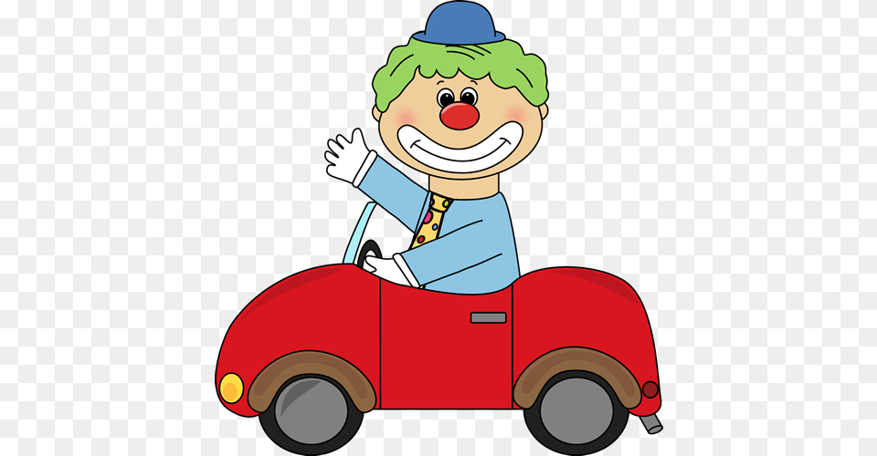 Clown In A Clown Car Clip Art Clown In A Car Clipart, Tool, Plant, Lawn Mower, Lawn Png Image