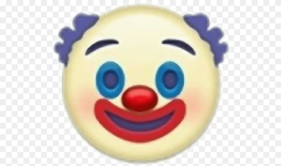 Clown Killer Clown Iphoneemoji Emoji Clown Killer Iphon Emoji Clown, Performer, Person, Face, Head Free Png Download