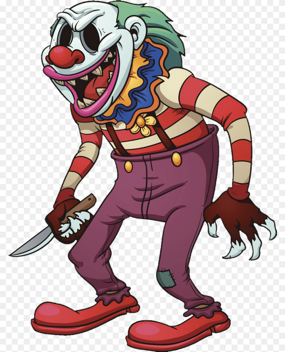 Clown Killerclown Evilclown Evil Clown Cartoon, Baby, Person, Performer Free Png Download