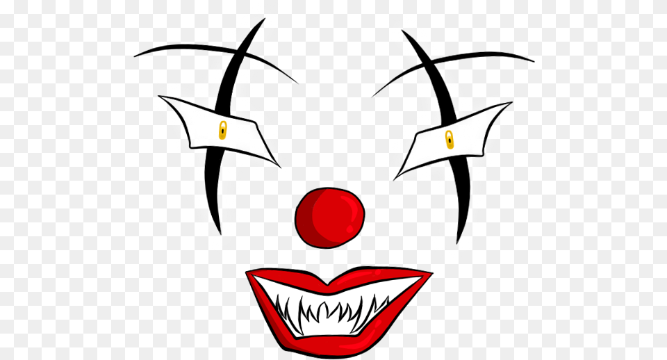 Clown Makeup Scary Clown Face, Performer, Person, Animal, Fish Png Image