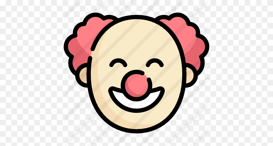 Clown Mask, Performer, Person, Face, Head Free Png Download