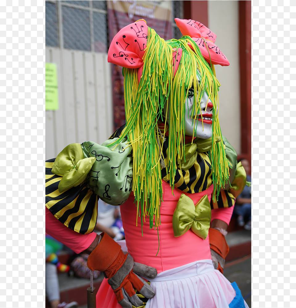 Clown Mask Cosplay, Adult, Person, Woman, Female Png Image